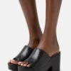 Wide Fit - Mules À Talons - Black -Anna Field Boutique 00e6cd6ee65246ae90cda63500b898a8