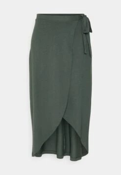 Anna Field Basic Wrap Over Midi Skirt - Jupe Trapèze - Light Green -Anna Field Boutique 01b03c6b375842bc8850908e3d5e14f2