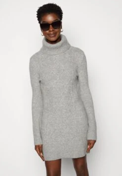 Anna Field Rollkragen Mini Strickkleid - Robe Fourreau - Grey -Anna Field Boutique 03d39f07626c4c358d63d6d6fb93e20d