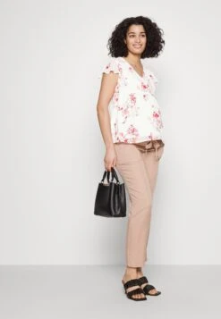 Mama Belt - Blouse - White/Red -Anna Field Boutique 06094a1b4a0d4e58ae564390d2dfa303
