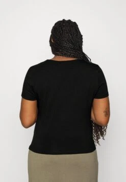 Curvy Front Lace - T-Shirt Basique - Black -Anna Field Boutique 0beafd62b3f64d9b9af09bdaf0b5735f