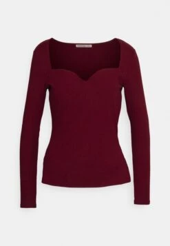 T-Shirt À Manches Longues - Dark Red -Anna Field Boutique 0c7f1ac53c114676833330cf1f7e364f