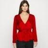 Anna Field Blouse - Red -Anna Field Boutique 16f47b6441f247db8ecd69e41005c1a8