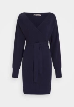 Anna Field Wrap V Ausschnitt Mini Strickkleid Mit Gürtel - Robe Fourreau - Dark Blue 12 Anna Field Wrap V Ausschnitt Mini Strickkleid Mit Gürtel - Robe Fourreau - Dark Blue -Anna Field Boutique 1d7c577ba881440b83d34cee1185bf25