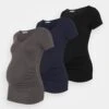 3 Pack - T-Shirt Imprimé - Black /Dark Grey/Dark Blue 1 3 Pack - T-Shirt Imprimé - Black /Dark Grey/Dark Blue -Anna Field Boutique 29679c257fe941b2b6b2b1cdb4e7f000