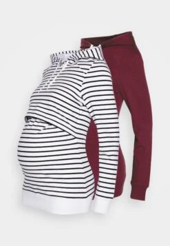 2 Pack - Sweat À Capuche - Black-White/Bordeaux -Anna Field Boutique 2aebb9b57d85428c81357794d6525c23