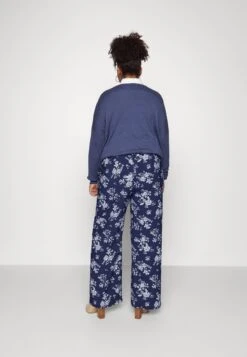 Wide Leg Pant - Pantalon Classique - Dark Blue/Off-White -Anna Field Boutique 2e68d179738647d4bf9a6c877c3fe436