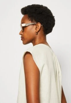 Anna Field Linen-Mix Shirt - T-Shirt Imprimé - Beige -Anna Field Boutique 2fb36661147a41f894f1c22c9eb9fce0