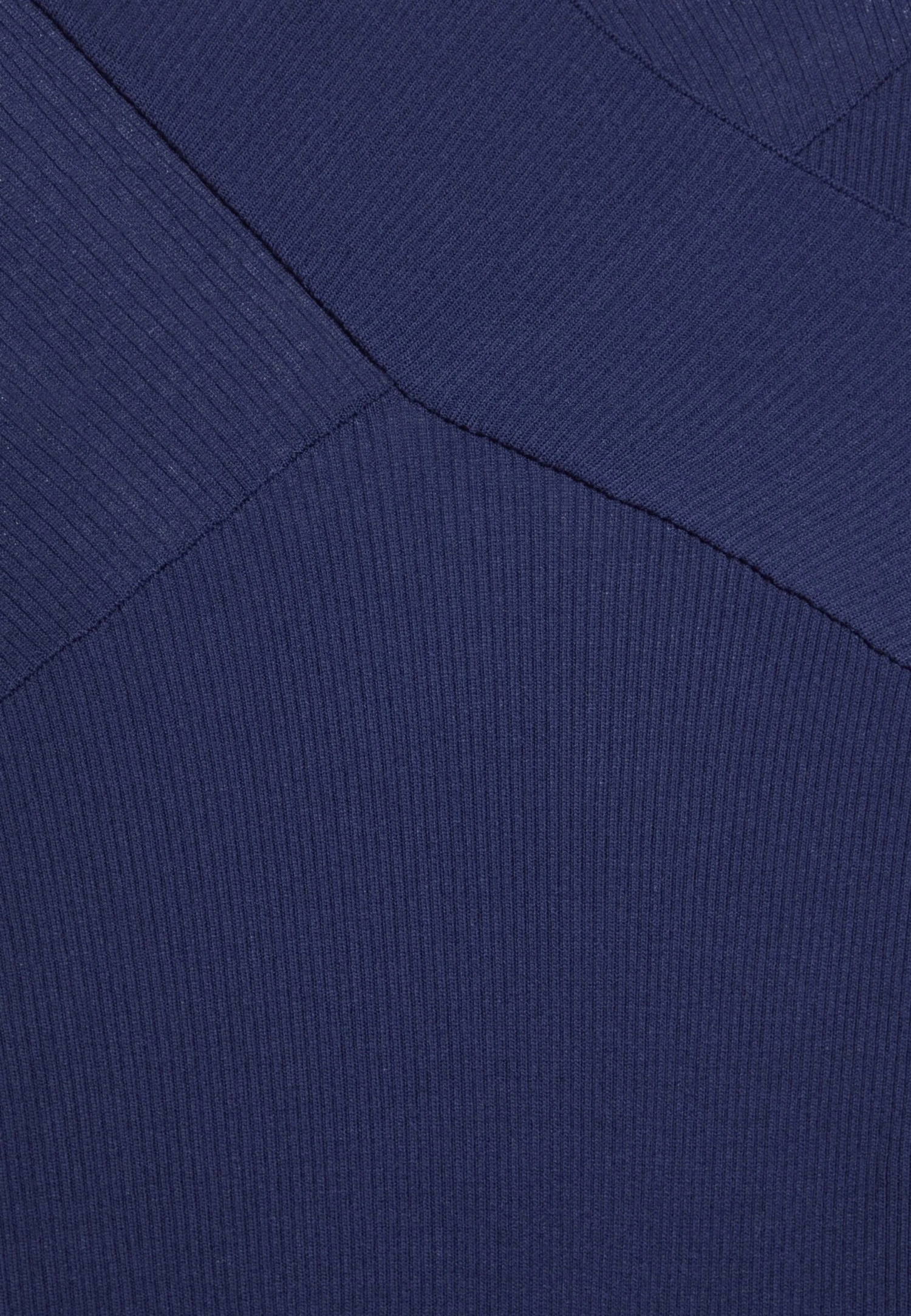 Anna Field V Ausschnitt Bodycon Midi Strickkleid - Robe Fourreau - Dark Blue 5 Anna Field V Ausschnitt Bodycon Midi Strickkleid - Robe Fourreau - Dark Blue – Image 3