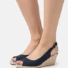 Anna Field Sandales Compensées - Dark Blue -Anna Field Boutique 3a357cb86f444c2b88fd6565b0e5c960