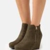 Bottines À Plateau - Khaki -Anna Field Boutique 436f895b618f45c2bb96373f378aafb9