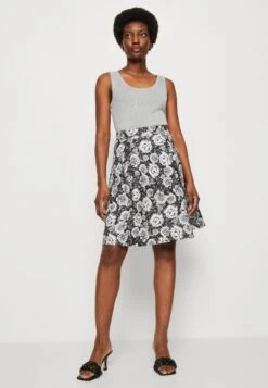 Anna Field Jupe Plissée - Black/White -Anna Field Boutique 445a183825a346c6ad3b1ce87a5549c9