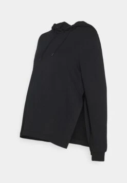 Nursing Hoodie With Slit - Sweat À Capuche - Black