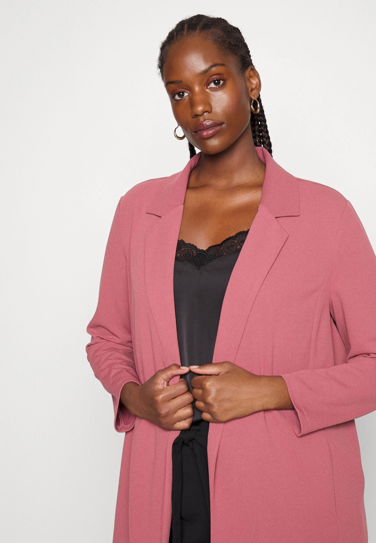 Manteau Court - Rose 6 Manteau Court - Rose – Image 4