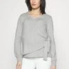 Sweat Zippé - Mottled Light Grey -Anna Field Boutique 53fe36eb30724d439c82c780f13f6918