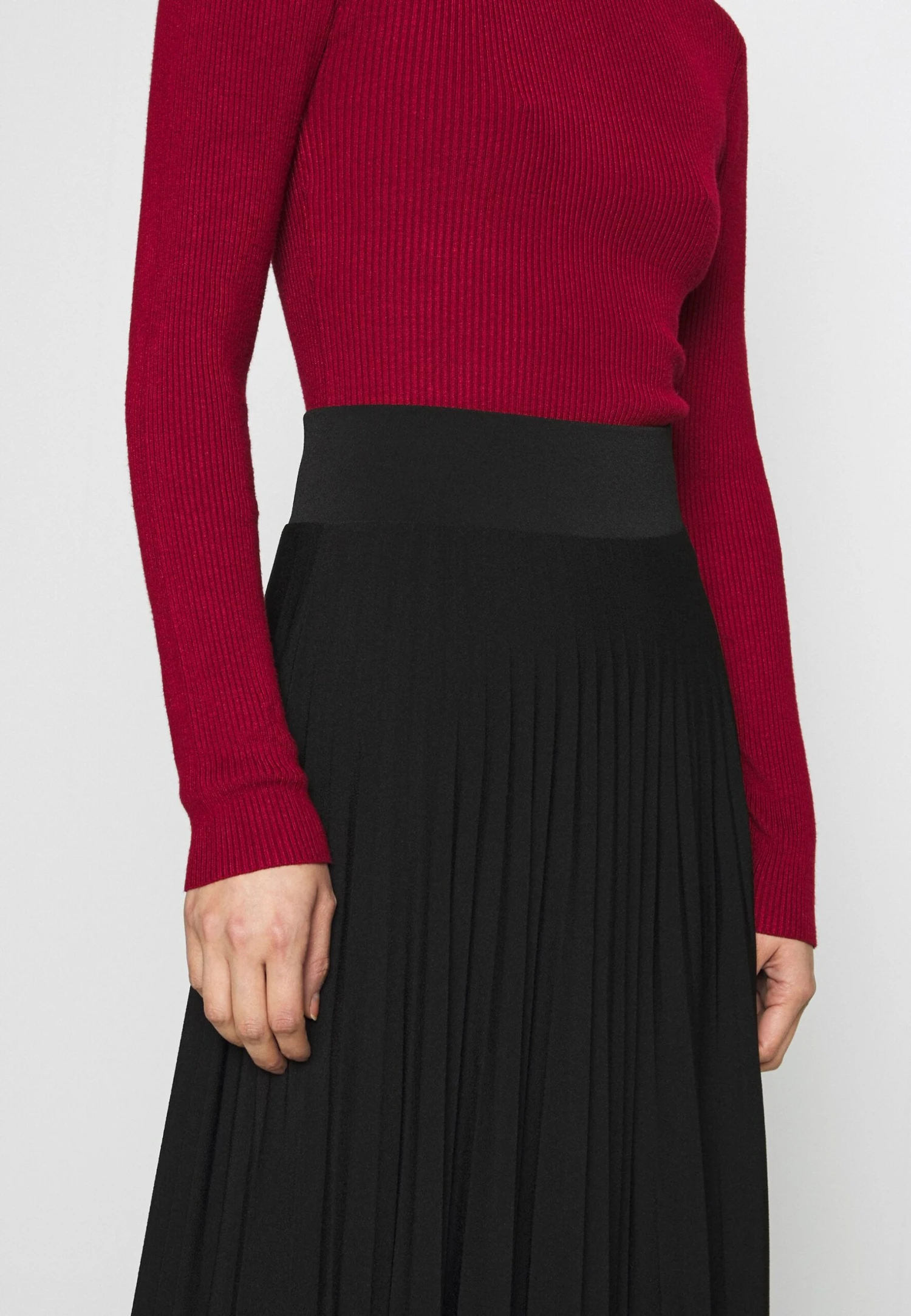 Anna Field Plisse A-Line Midi Skirt - Jupe Trapèze - Black 7 Anna Field Plisse A-Line Midi Skirt - Jupe Trapèze - Black – Image 5