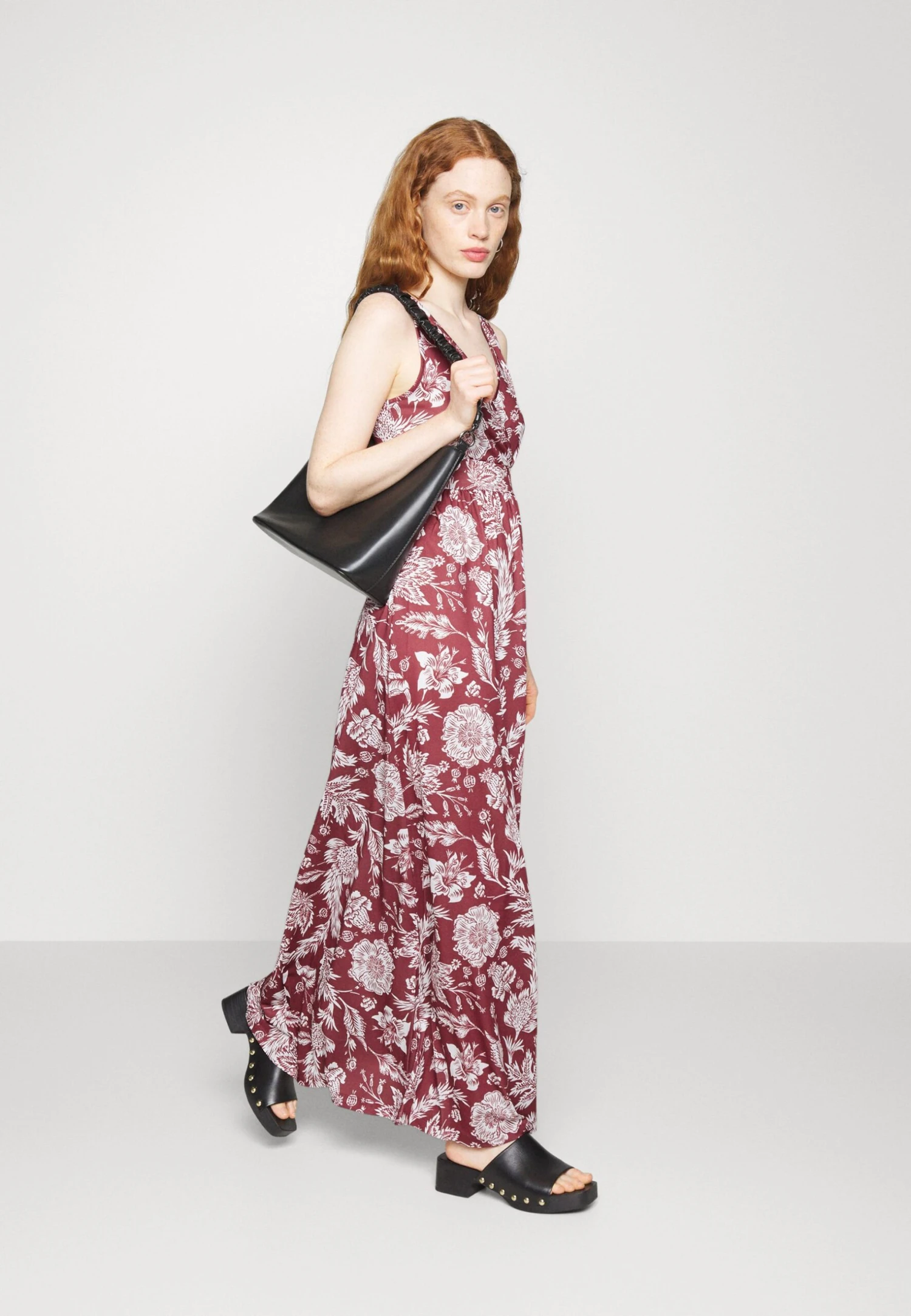 Anna Field Robe Longue - Bordeaux/Multi Coloured 8 Anna Field Robe Longue - Bordeaux/Multi Coloured â Image 6