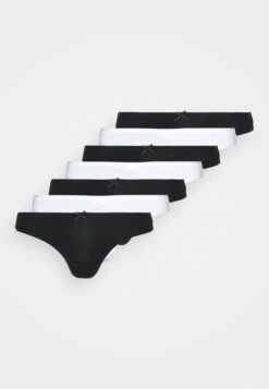 Anna Field Georgina 7Pp Thong Cotton - String - Black/White -Anna Field Boutique 6aea1dd502964fdd8c8e2e8eed194e69