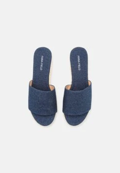 Anna Field Mules À Talons - Blue Denim -Anna Field Boutique 6d76dbae16e84f4593fadd9b91b71b47