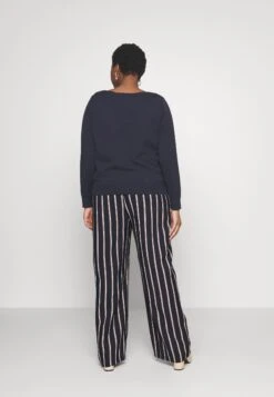 Wide Leg Pant - Pantalon Classique - Dark Blue/Brown/White -Anna Field Boutique 77843960049c4fcda05186e5f8c43cd2