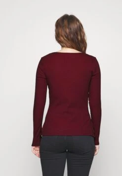 T-Shirt À Manches Longues - Dark Red -Anna Field Boutique 798c45d6e9e74c4f9ddb0a83014317fb