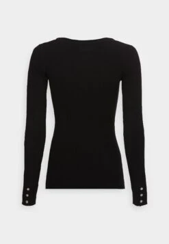 Button Detail - Pullover - Black -Anna Field Boutique 815a2d4f607246e5a1b65205f231cf06