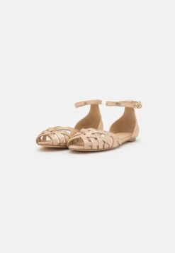 Leather - Ballerines À Bout Ouvert - Gold -Anna Field Boutique 9b74b8065a684ec99ebc88ad56b299b1
