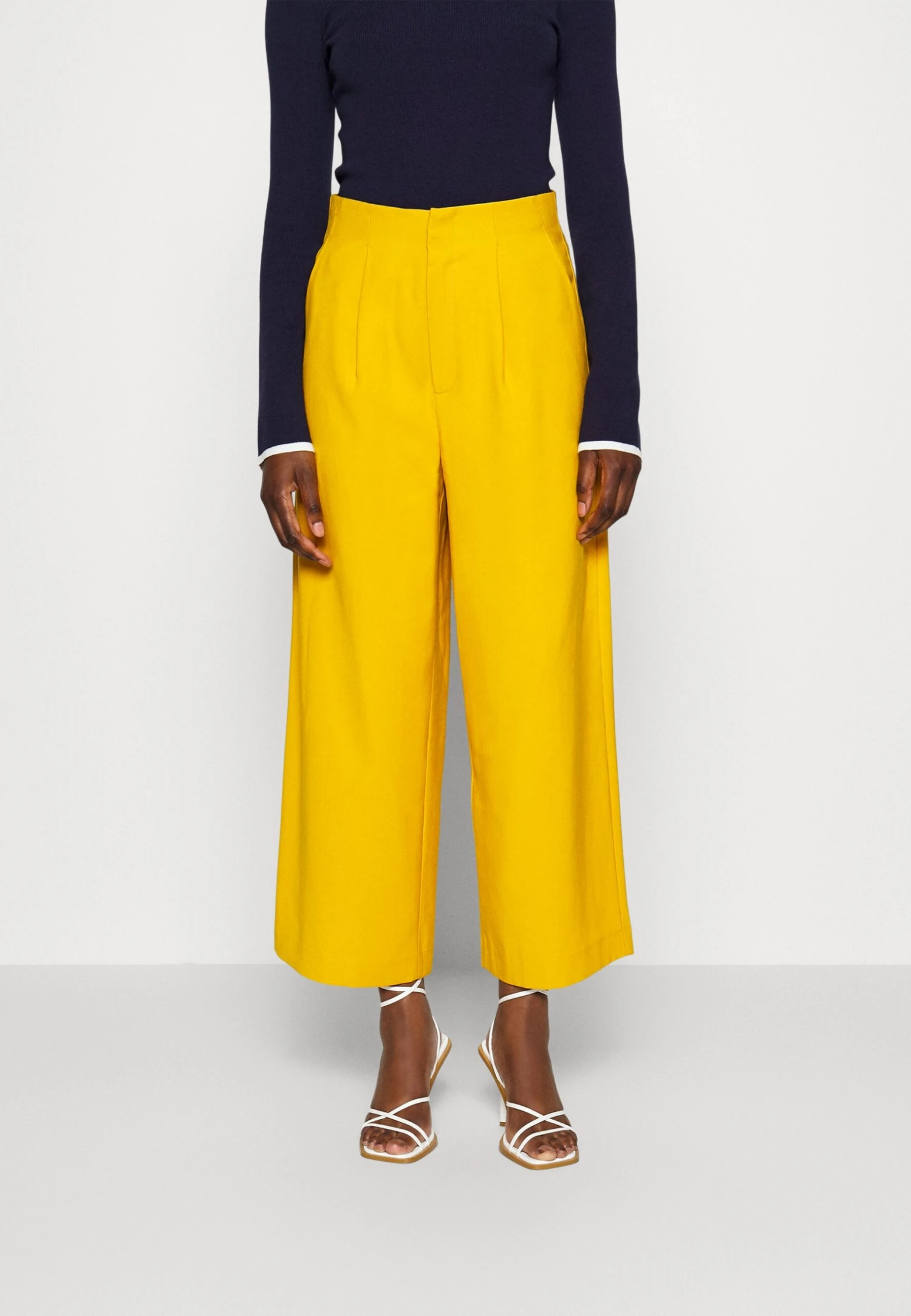 Anna Field Pantalon Classique - Dark Yellow 3 Anna Field Pantalon Classique - Dark Yellow