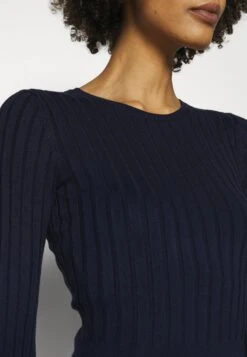 Anna Field Crew Ausschnitt Ripp Top Bodycon Mini Strickkleid - Robe Fourreau - Dark Blue -Anna Field Boutique a841eb6cc2af467ca5f262385ad1c508