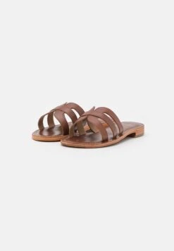 Anna Field Leather - Mules - Brown -Anna Field Boutique aa400c1f47ad4140a3b2069d1000e39a
