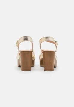 Anna Field Leather - Sabots - Gold -Anna Field Boutique acb0d75ccb42484a99b85e3824af5555