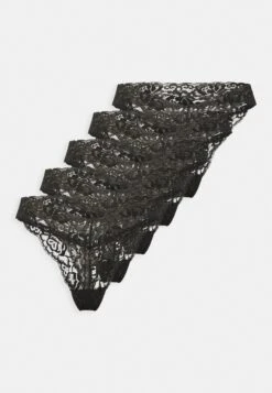 Anna Field 5 Pack - String - Black -Anna Field Boutique b89fe4fa26984f93b813d42621c23af9