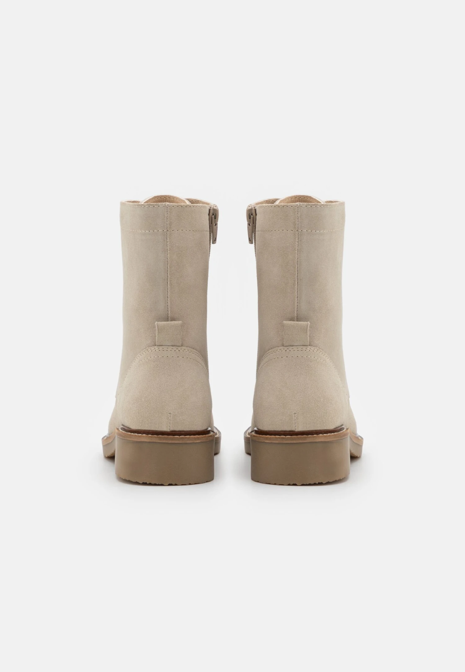 Leather - Bottines À Lacets - Beige 6 Leather - Bottines À Lacets - Beige – Image 4