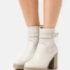 Leather - Bottines À Plateau - Beige -Anna Field Boutique c17b897a410b489e94b98518b02dd5ba