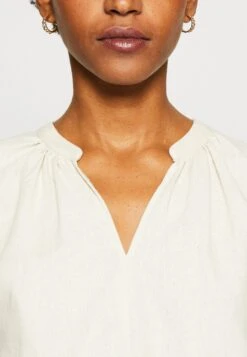 Anna Field Linen-Mix Shirt - T-Shirt Imprimé - Beige -Anna Field Boutique c579147466c44bc0a1f221ec7717c927