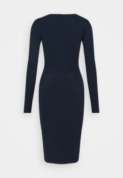 Anna Field Crew Ausschnitt Ripp Top Bodycon Mini Strickkleid - Robe Fourreau - Dark Blue -Anna Field Boutique c6d52614bdf84bb087f3aaa55a1e93ec