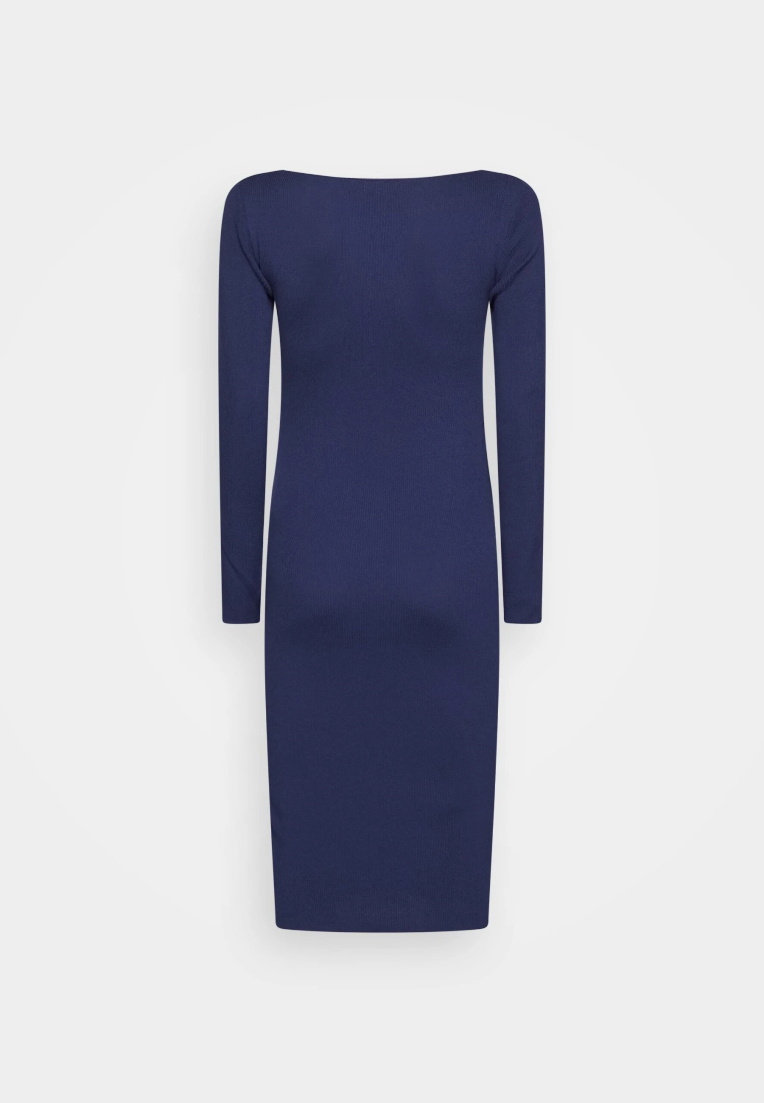 Anna Field V Ausschnitt Bodycon Midi Strickkleid - Robe Fourreau - Dark Blue 4 Anna Field V Ausschnitt Bodycon Midi Strickkleid - Robe Fourreau - Dark Blue – Image 2