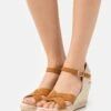 Anna Field Leather - Espadrilles - Cognac