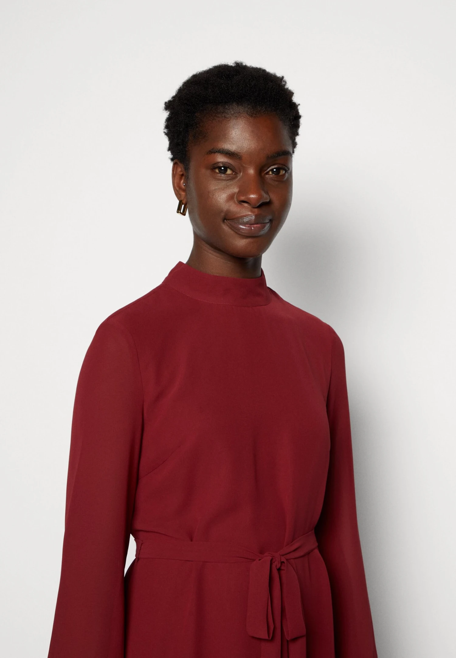 Anna Field Robe De Jour - Dark Red 6 Anna Field Robe De Jour - Dark Red – Image 4