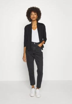 Anna Field Basic V Neck Drop Shoulder 2 Pack - T-Shirt Basique - Black/White