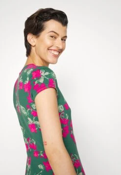 Robe En Jersey - Dark Green/Pink 12 Robe En Jersey - Dark Green/Pink -Anna Field Boutique db567a0018bc4d83883348a88f61e993