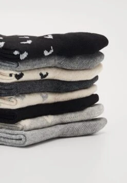 Anna Field Heart Ankle 8 Pack - Chaussettes - Black/Grey -Anna Field Boutique e1cc9aea30c24ade85d43d5d32a45d02
