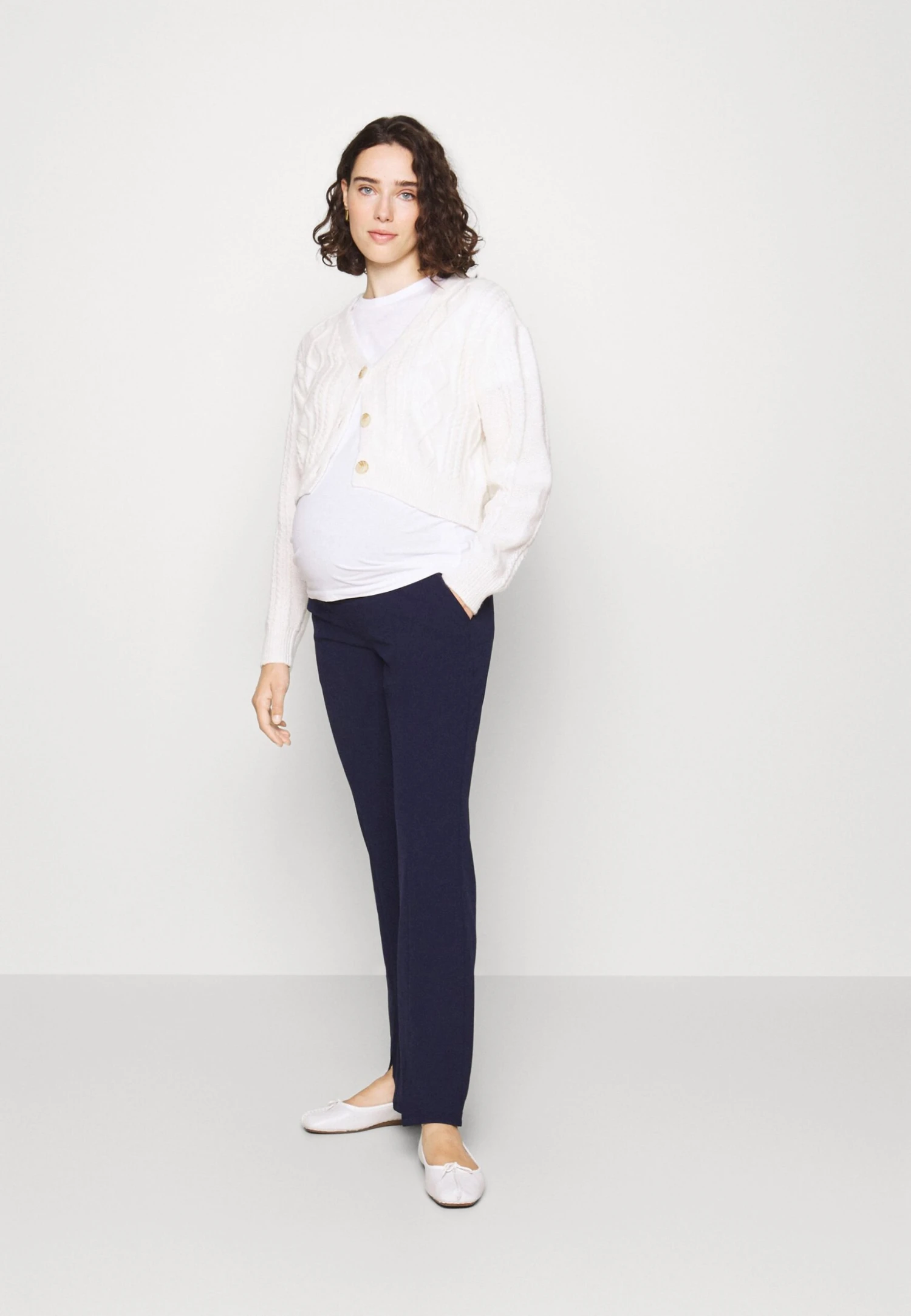 Maternity Business Flare - Pantalon De Survêtement - Dark Blue 4 Maternity Business Flare - Pantalon De Survêtement - Dark Blue – Image 2