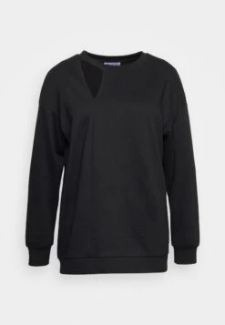 Cut Out Neck Fit - Sweatshirt - Black -Anna Field Boutique eb39595f140d4bb0a8172d7eff3aa0a4