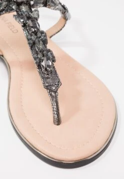 Anna Field Tongs - Dark Gray -Anna Field Boutique f8501a14657345a9ab21fa4d3746bc48