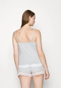 Anna Field Sarah Short Pj Set - Pyjama - Grey -Anna Field Boutique fac223ad73094d89adfd8c08fd84f948
